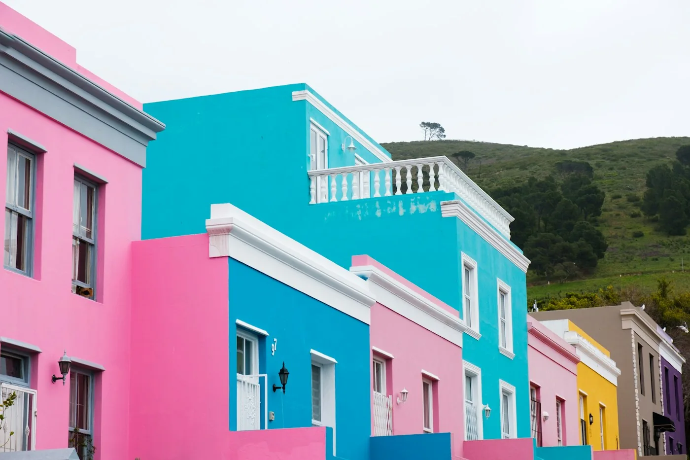 Colourful façades in Cape Town’s Bo-Kaap